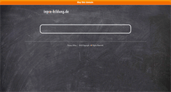Desktop Screenshot of inpro-bildung.de